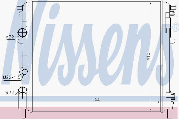 Radiator Renault Clio Ii 1,9 D