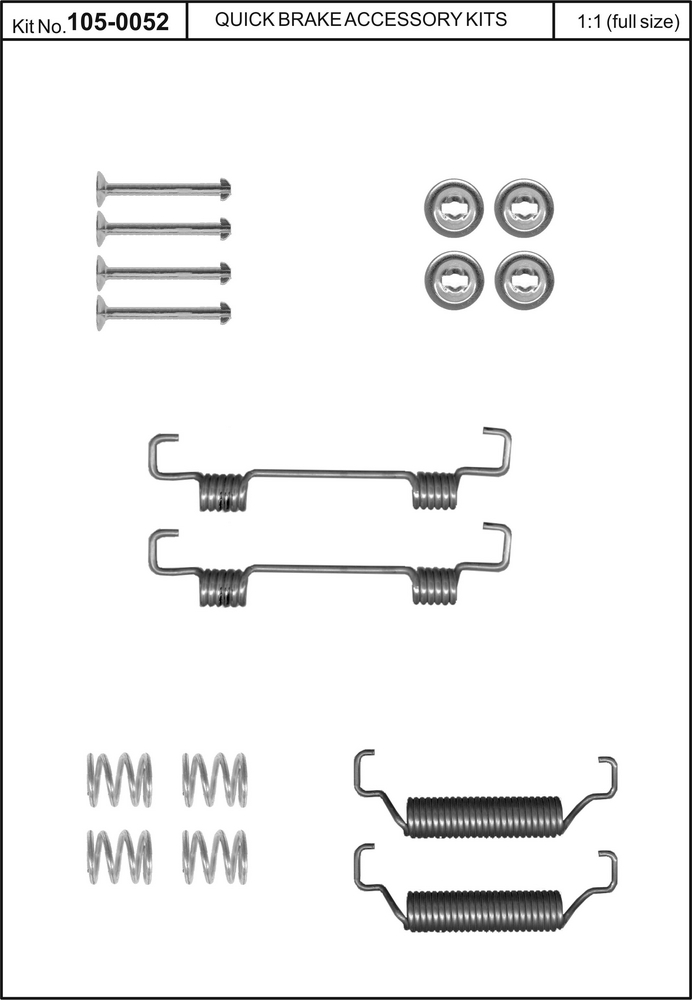 Monteringssett Bremsesko