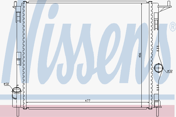 Radiator Renault Logan 1.8I 0