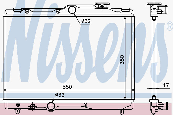 Radiator Toyota Corolla 1,3