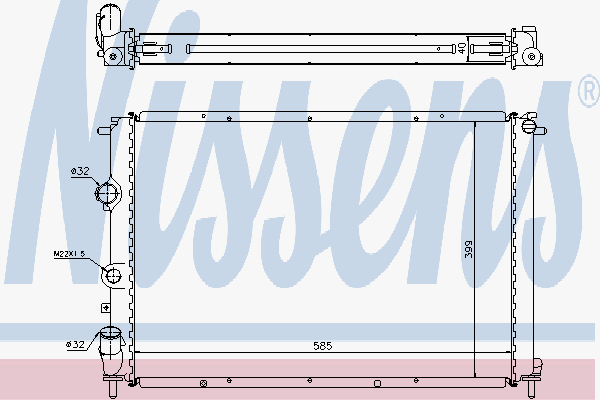 Radiator Renault Megane/Scenic