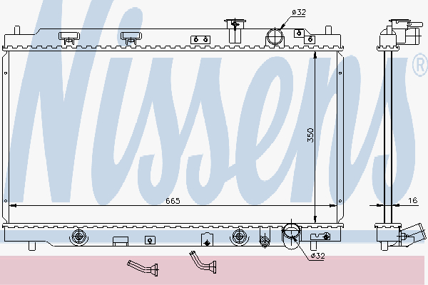 Radiator Honda Integra 93-
