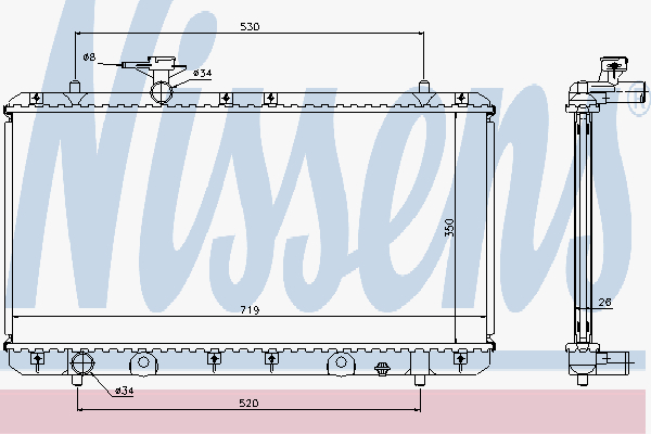 Radiator Suzuki Liana 1,3-1,6
