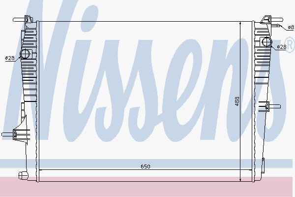 Radiator Renault Megane 1.6-16