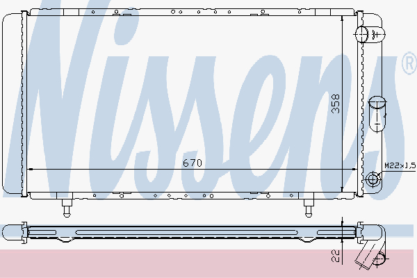 Radiator Renault R 21 Ti-Gtx-T