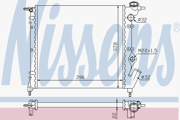 Radiator Renault R19-Clio Rl-R