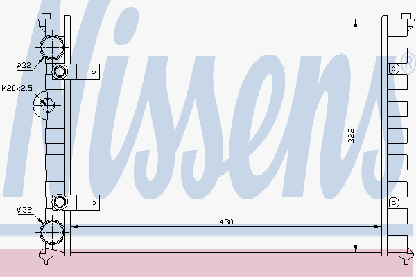 Radiator Seat Ibiza 1,0 93-