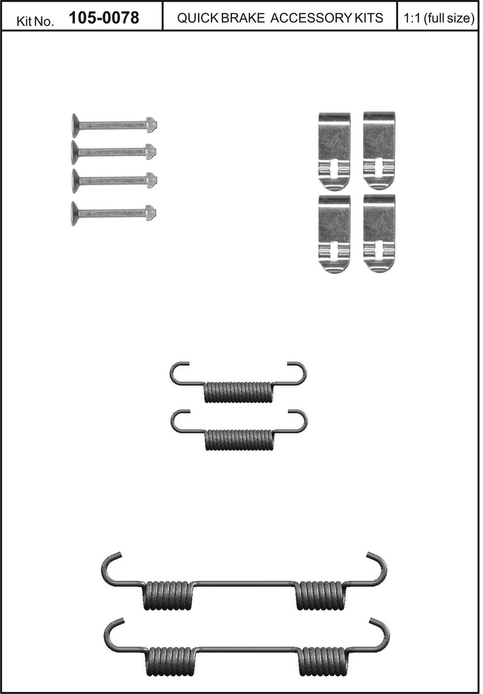 Monteringssett Bremsesko