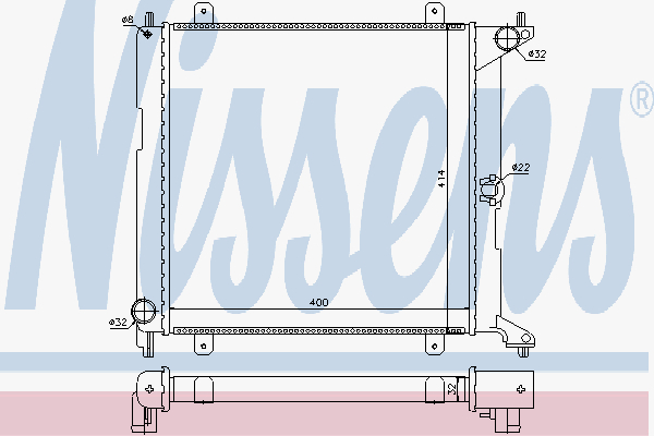 Radiator Rover 218-418 91-