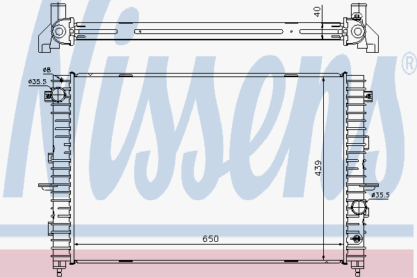 Radiator Land-Rover Discov 4.0