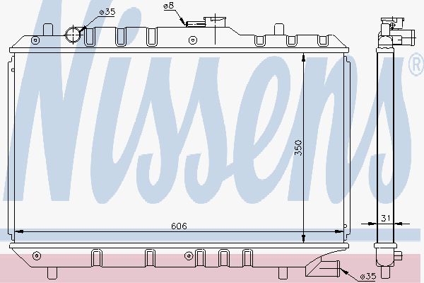 Radiator Suzuki Baleno 1,8 96-