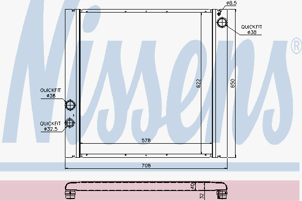 Radiator Range Rover Iii 4,2 0