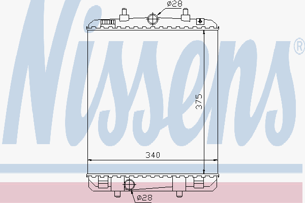 Radiator Toyota Aygo 1.4 D +Ac