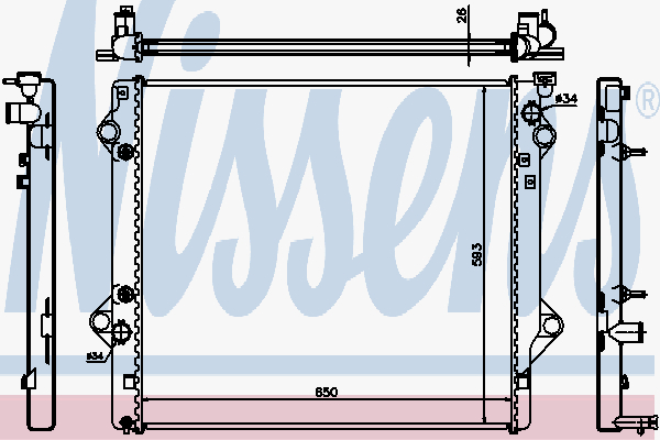 Radiator Toyota Landcruiser 4.