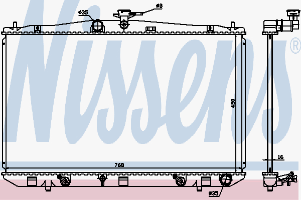 Radiator Lexus Rx350 09-