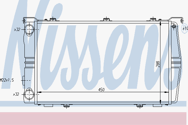 Radiator Trabant 1.1 90-