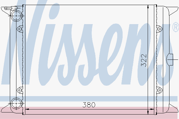 Radiator Vw Golf/Scirocco 1,1/