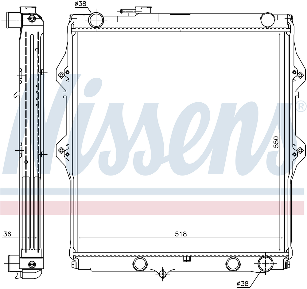 Radiator Toyota Hi Lux 3.0 Td
