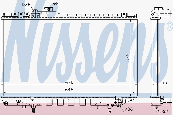 Radiator Toyota Supra 3,0 Turb