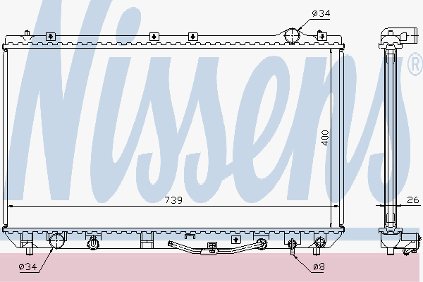 Radiator Toyota Camry - Lexus