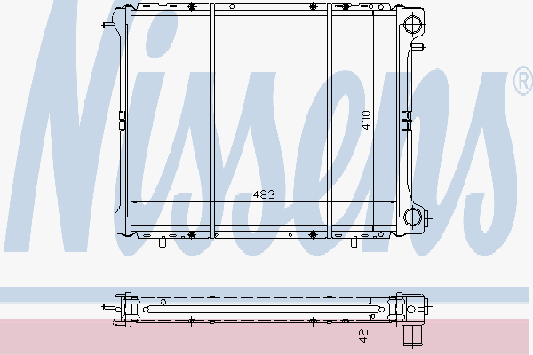 Radiator Renault 19Td/Gtd 88-