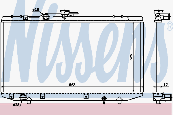 Radiator Toyota Starlet 94-
