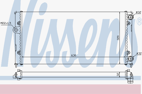 Radiator Vw-Golf Iii 91-