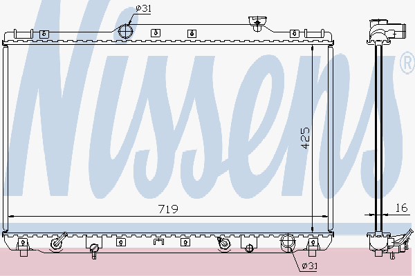 Radiator Toyota Camry 2,2 Xli