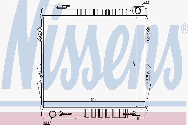 Radiator Toyota 4X4 Ln110 Hilu