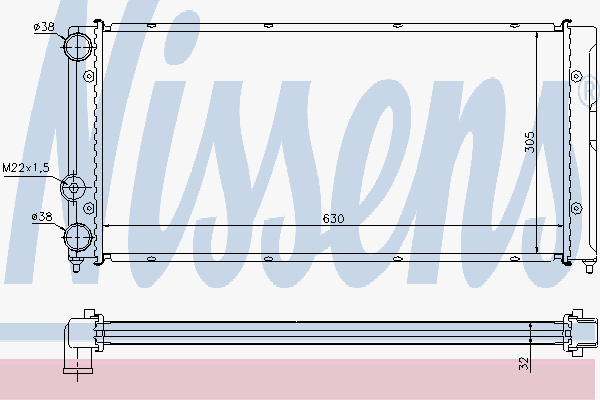 Radiator Vw Passat G-Lader 1,8