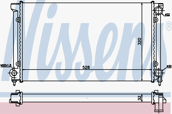 Radiator Vw Passat Ii 1.6-1.8