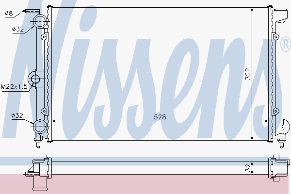 Radiator Vw-Passat Diesel Gti