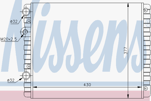 Radiator Vw Polo 1,1-1,3 94-