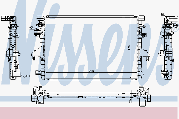Radiator Transporter T5 2,0Tdi