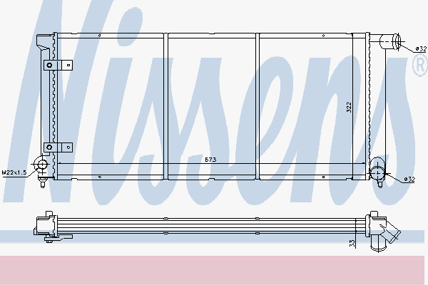 Radiator Volkswagen Golf Gtd