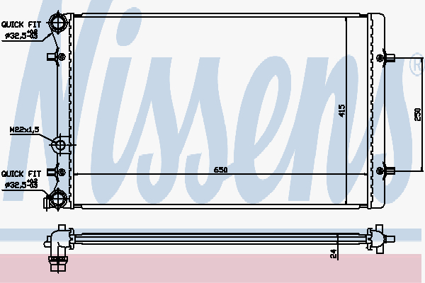 Radiator Vw-Golf Iv 97-