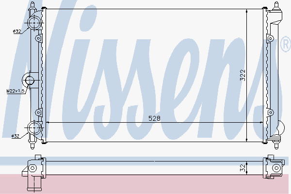 Radiator Vw Polo Iii Diesel 9