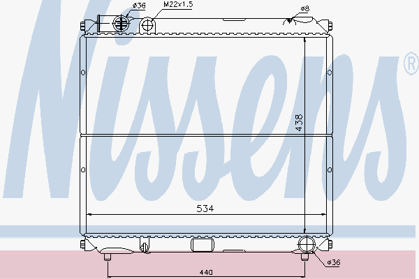 Radiator Suzuki Vitara Td 94-