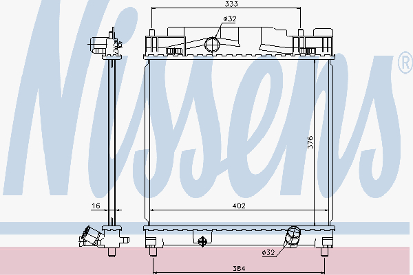 Radiator Toyota Iq 1.0I-1.33I