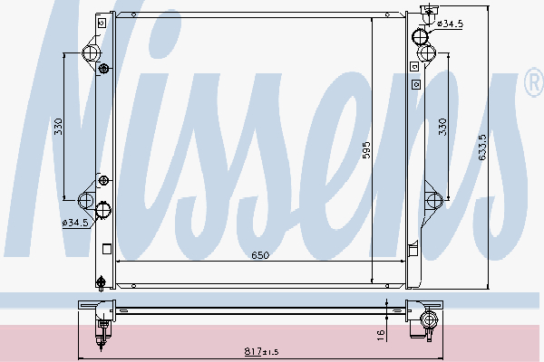 Radiator Toyota Landcruiser 2.