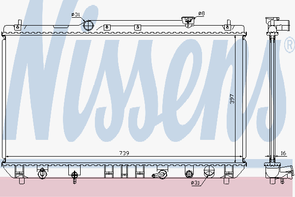 Radiator Toyota Camry 2.2 Aut.