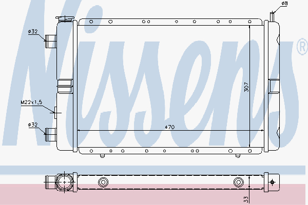 Radiator Renault R 18 Ts/Gts/F