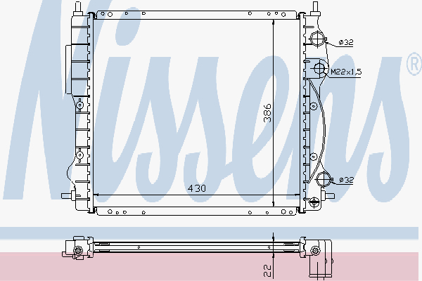 Radiator Renault Clio 1.2-1.4