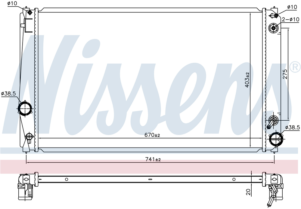 Radiator Toyota Rav-4 2.4 Aut