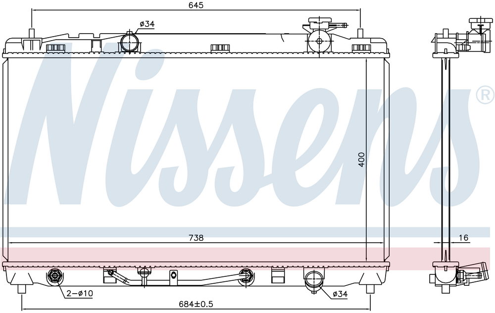 Radiator Toyota Camry 2.4 Aut