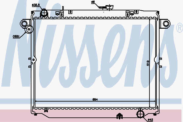 Radiator Toyota Landcruiser 4,