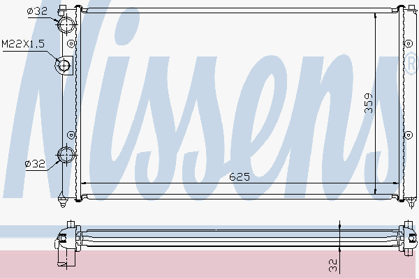 Radiator Vw-Polo Classic 1.9 T