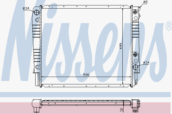 Radiator Volvo 960 Aut.