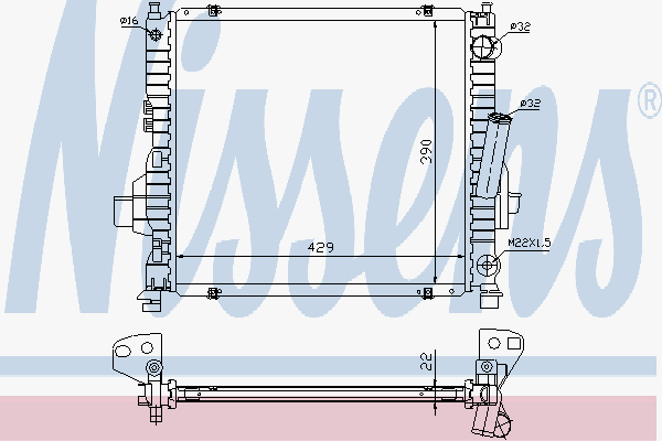 Radiator Renault Twingo 1,2 +
