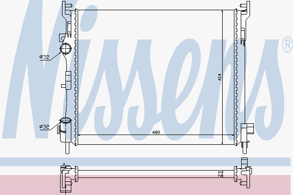 Radiator Renault Clio Ii 1,5 D